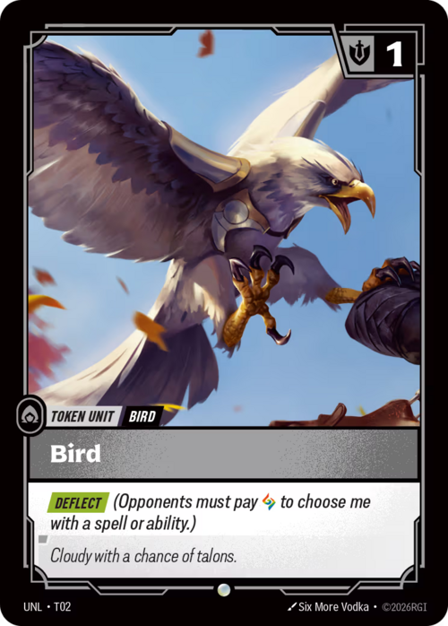Riftbound - Unleashed - T02 // T04 Bird // Buff None