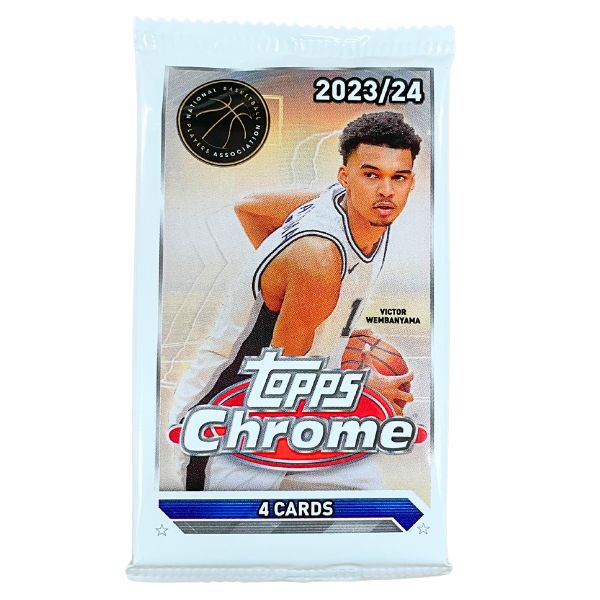 2023/24 Topps Chrome Basketball 4-Card Pack