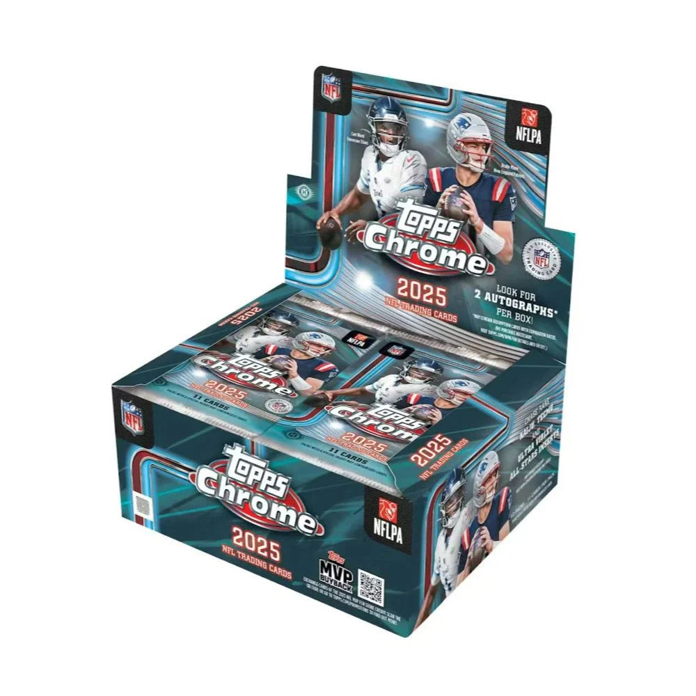 2025 Topps Chrome Football NFL  Jumbo Hobby Box