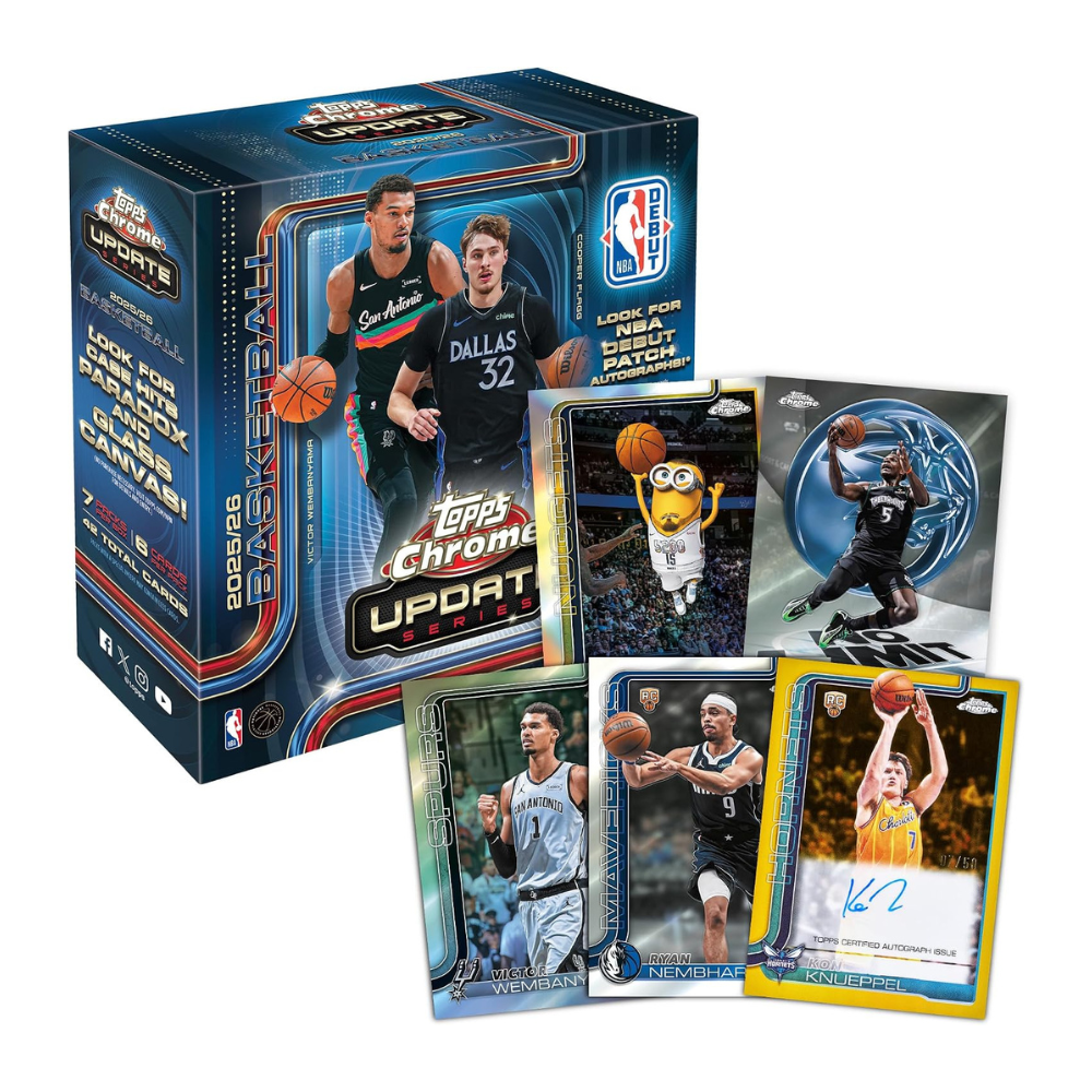 2025-26 Topps Chrome Updates Basketball Mega Box